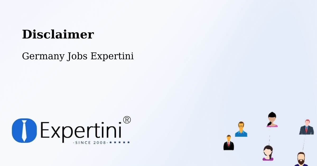 Disclaimer – Bensheim - Germany Jobs Expertini