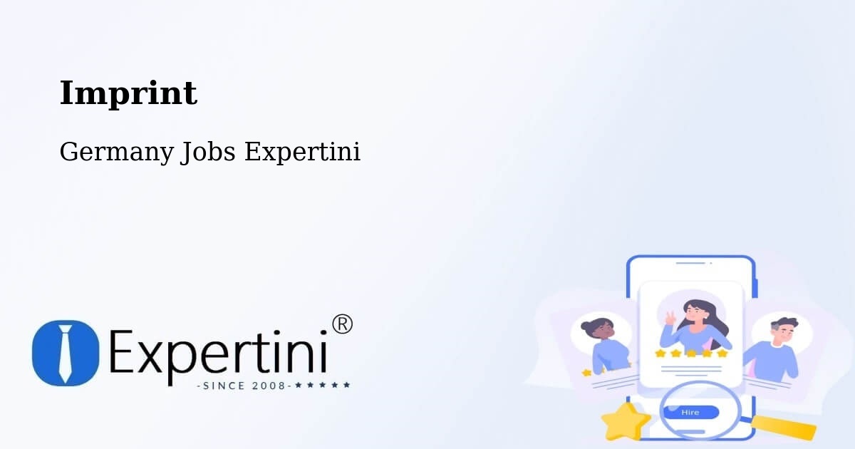 Imprint – Bensheim - Germany Jobs Expertini